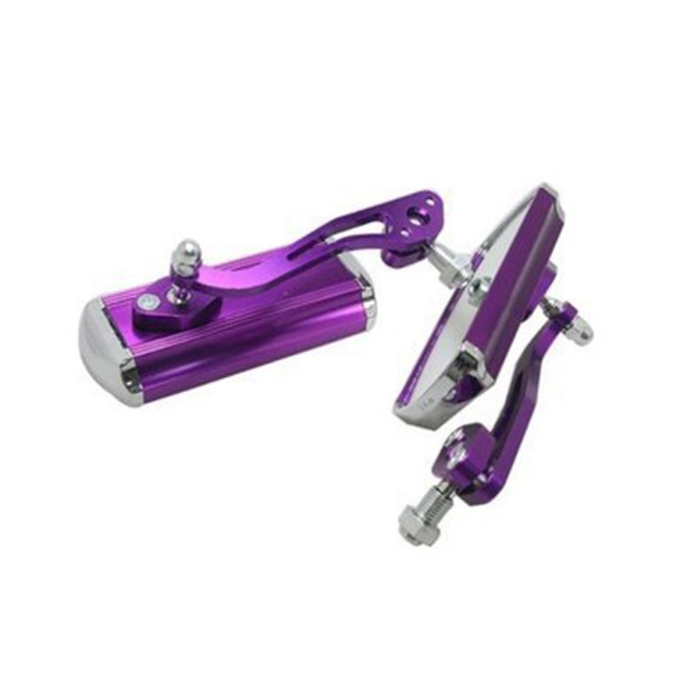 

1 пара зеркал заднего вида 8 мм и 10 мм в сборе из алюминиевого сплава фиолетовый