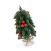 KX4B Christmas Tree Ornaments Small Decorative Small False Tree with Base Party Supplies for Home Holiday Desktop Decoration