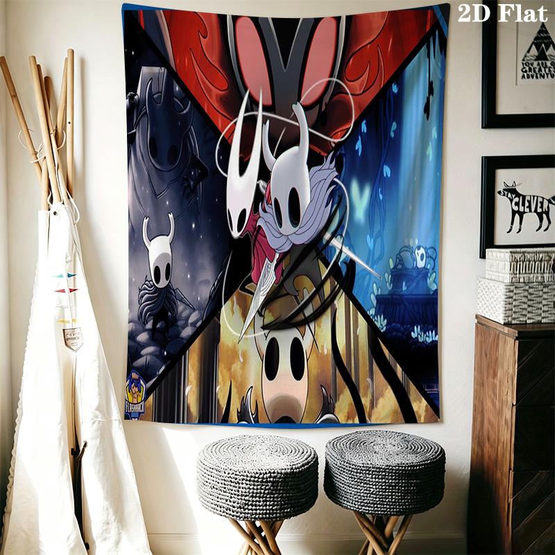 Hollow Knight Dark Fantasy Adventure Bedding 1 Duvet Cover 2 Pillowcase Without Core Christmas Birthday Gift Bedding Set