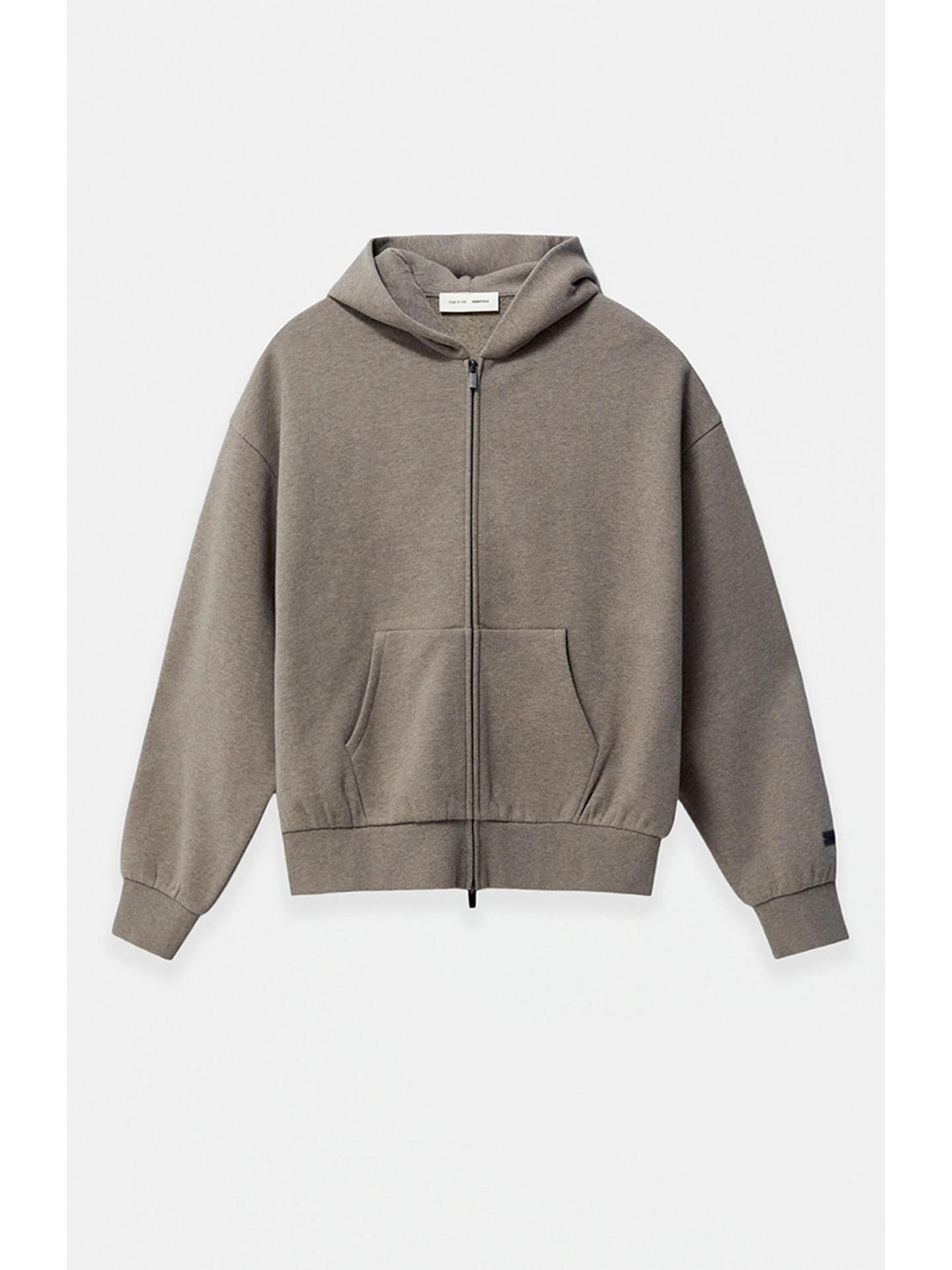 ESSENTIALS Metallic Zipper Hoodie with High-Frequency Print