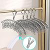 Space Saving Stainless Steel Hanger Strong Support Laundry Airer Hanger  Clothing Rack
