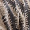Nordic Soft Sofa Blanket Camping Picnic Mat Strip Travel Throw Blankets with Tassel Knitted Summer Air Conditioning Towel Bed