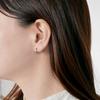 Vendome Aoyama Platinum Basic Hoop Rounded Band APAA2155 PT [Official] Earrings,