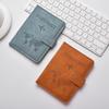 PU Leather Passport Holder with Magnetic Snap Closure, RFID Protection, and Anti-Theft Features – Durable Multifunctional Document Wallet