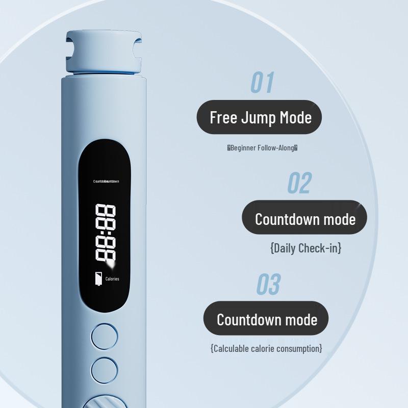 Rechargeable Jump Rope for Middle School Entrance Exam & Speed Training - Suitable for Primary, Secondary, and Kindergarten Students