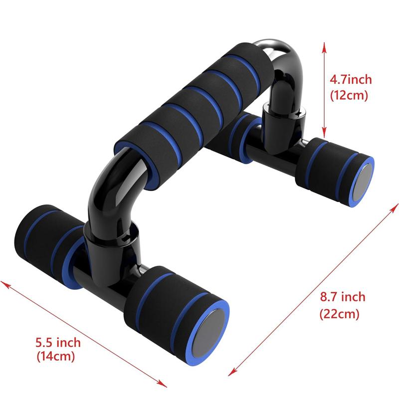 Ergonomik Gelişmiş Şınav Barı Kaymaz Dönen Tutamak Bilek Hafif Hafif Ev Spor Salonu İçin Kuvvet Antrenmanı
