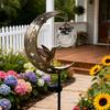 Hanging Design Landscape Lamp Crackle Glass Globe Solar Lawn Light Garden Light  Garden Pathway
