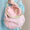 Schoolbag Summer Dopamine Contrast Mini Backpack Women's 1011 New College Guava Cute Small School Bag Small Backpack