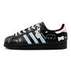 Adidas Originals Superstar 2 Special Shoe Box, Romantic Treatment, Cute Puppy Low top Skateboard Shoes Unisex Blue Pink JI0079(TeamS1-S-BOX)