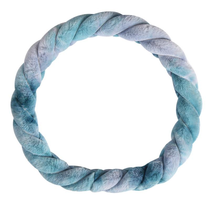 Plush Car Steering Wheel Cover Inner Ring Anti-slip Steer Wheel Protector Cover Warm Universal Steering Wheel Sleeve