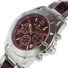 Salvatore Marra Chronograph Uhr mit Acetat und Roségold Zweifarbigen Armband, Silber, Lila, Gold, SM23105-SSPLPG