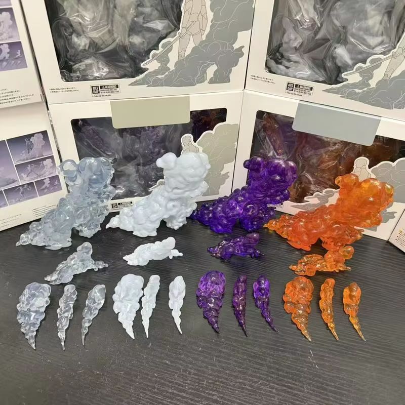4 Colors Series The Smoke Effect Effect Piece 4 Colors Ver. Action Anime Figures Collection Ko Model Custom Toy Accessories