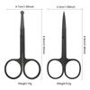 Stainless Steel Small Nail Tools Eyebrow Nose Hair Scissors Cut Manicure Facial Trimming Tweezer Makeup Beauty Tool