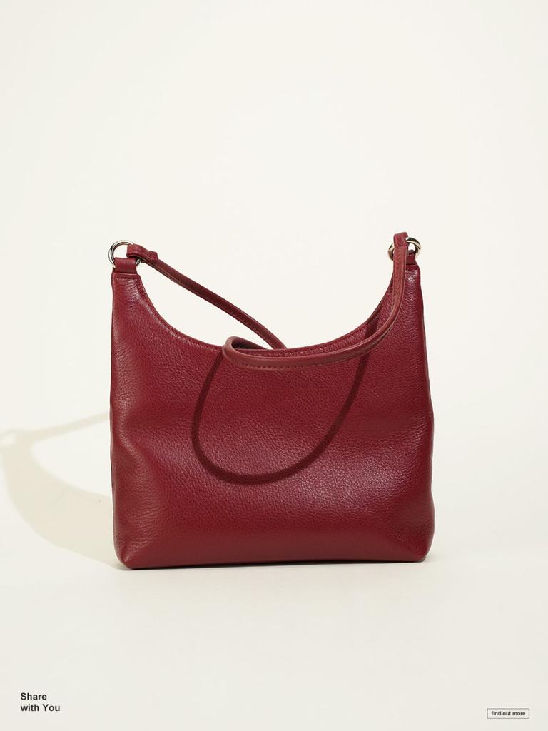 New Lychee Patterned Single Shoulder Crossbody Bag Women's Underarm Bag Luxury Designer Red Small Handbags Simple Daily Pouch