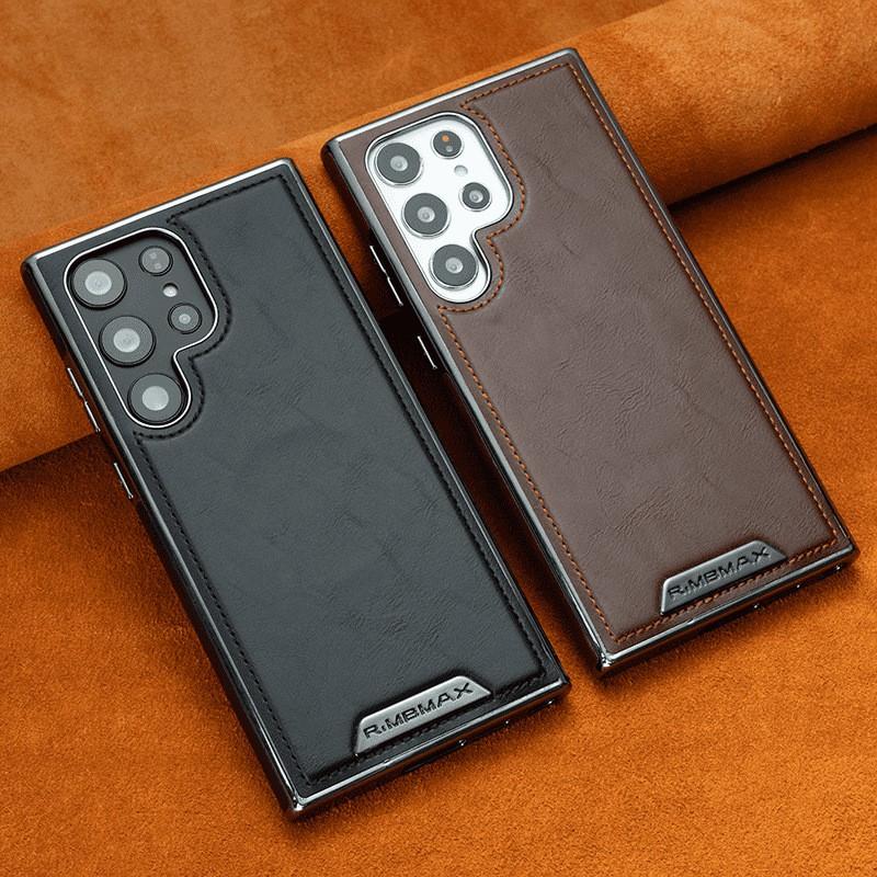 Magnetic Snap-on Leather Case Galaxy S26 Ultra Full Coverage Shockproof Business Style