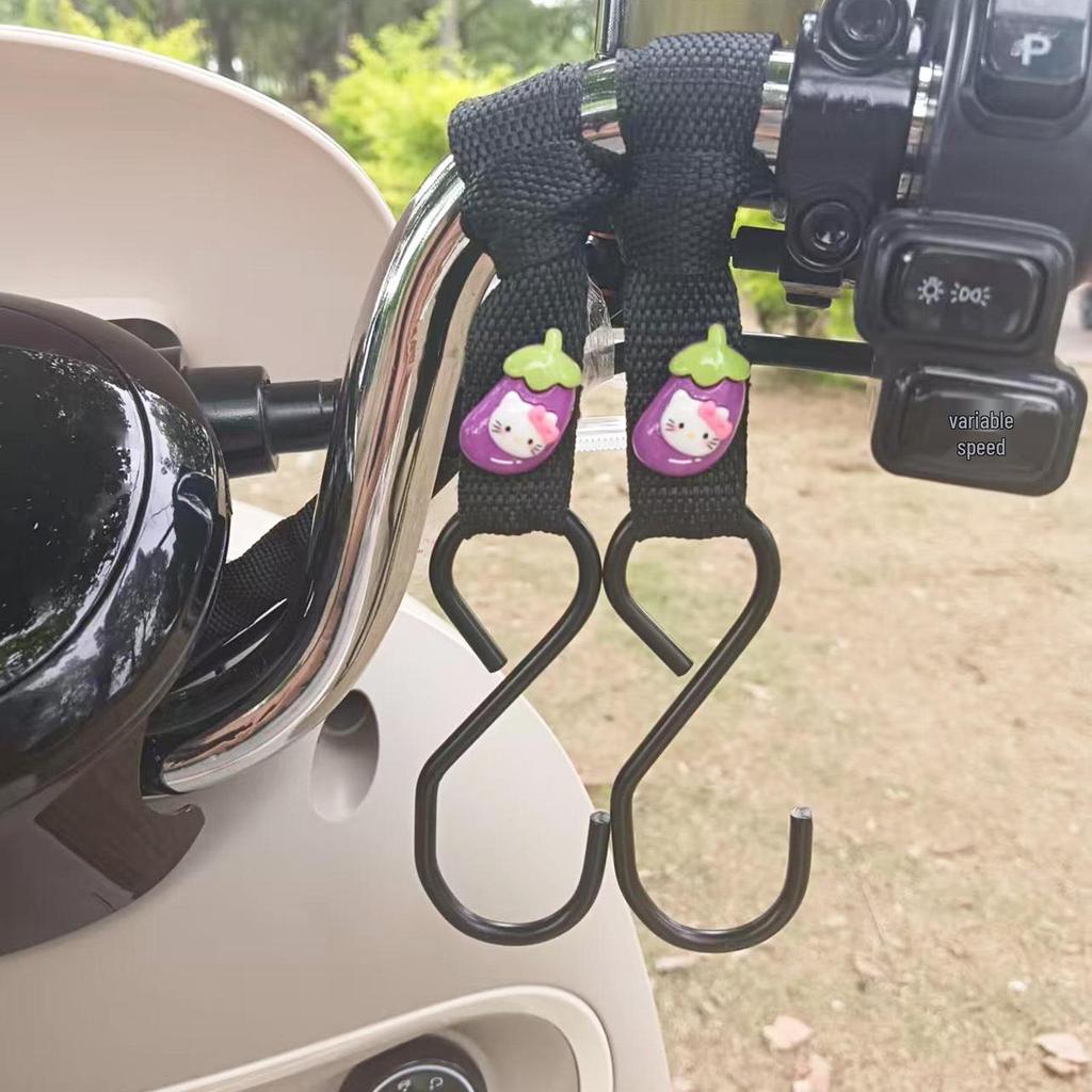 Portable Cartoon Scooter Hook for Helmets and Bags