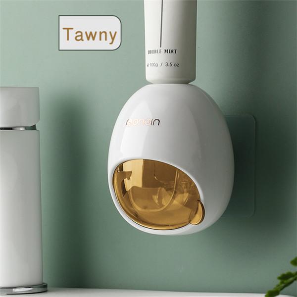 Wall Mounted Toothpaste Dispenser Automatic Tube Press Squeezer Toothpaste with Dust Cover Dispensador Pasta Dientes