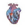 Creative Medical Organs Enamel Brooch Brain Lung Heart Chest Uterus Flower Wave Mechanical Heart Metal Badge Lapel Pins Jewelry