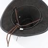 New Western Personality Edge Leather Sun Hat Camping Outdoor Beach Sun Hat