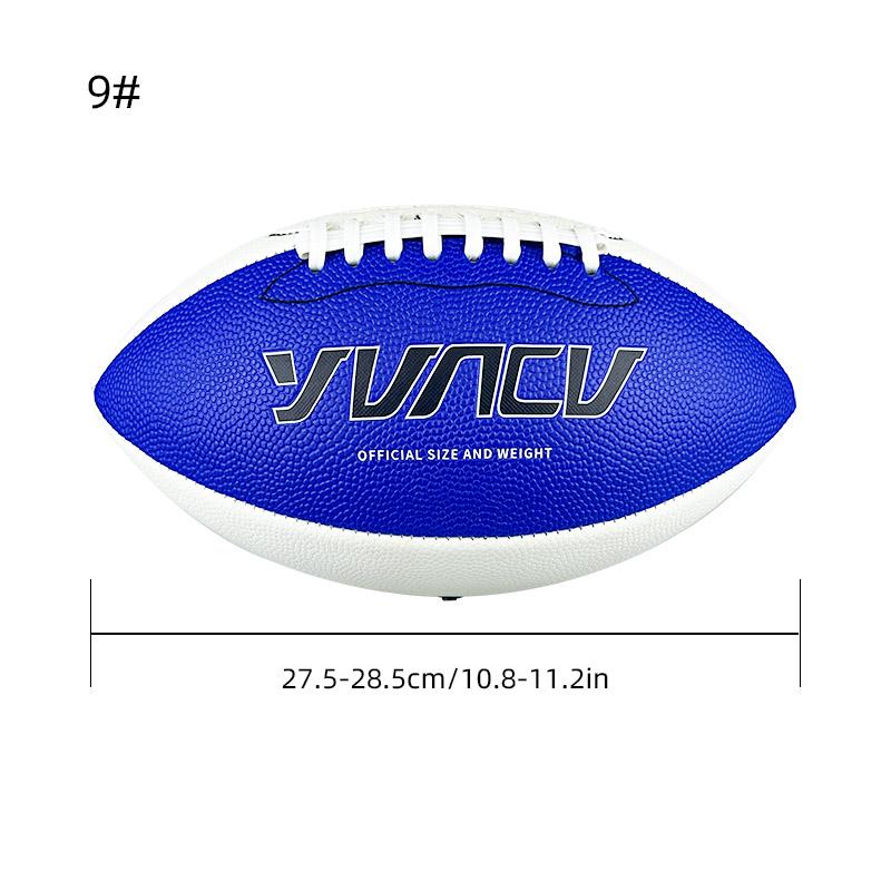 1 stk Standard amerikansk fotball for utendørs trening og lek med offisiell standardstørrelse Størrelse 9 6 3 Rugby Birthda