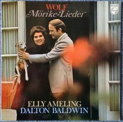 LP Record HUGO WOLF, ELLY AMELING, DALTON BAL - Mörike-Lieder 6500128 Philips 1971 UK Classical Used
