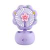 Ventilatore Mini Portatile con Motore Potente Flusso d'Aria Forte Basso Rumore Portatile USB Ricaricabile Silenzioso da Tavolo Ventilatore di Raffreddamento