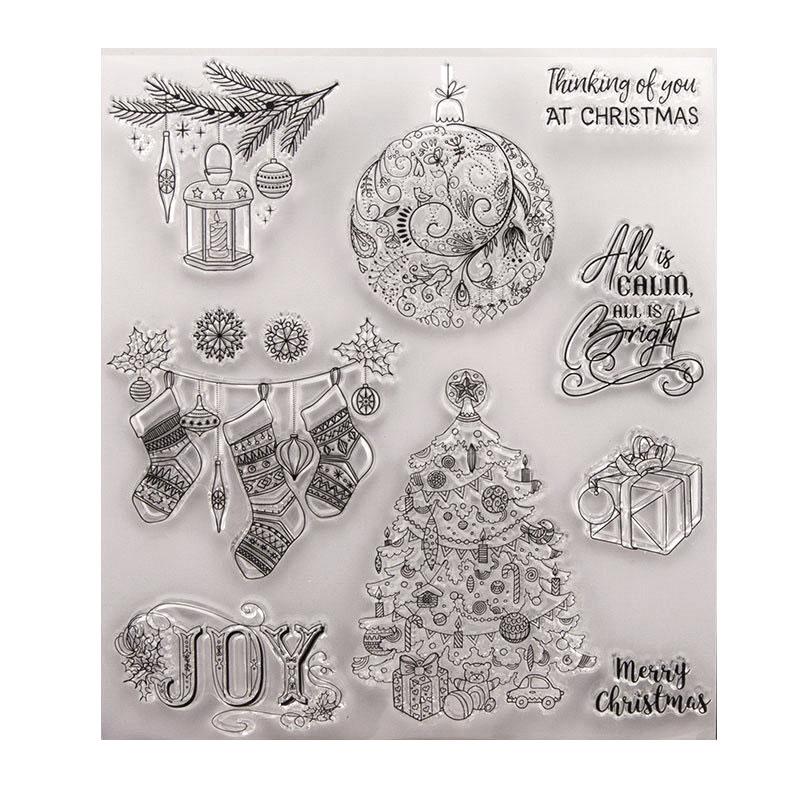 For Fun Retro Transparent Silicone Stamps Seal Ledger Stamp for Scrapbooking DIY Decor Rubber Stamp Card Making Craft Supplies