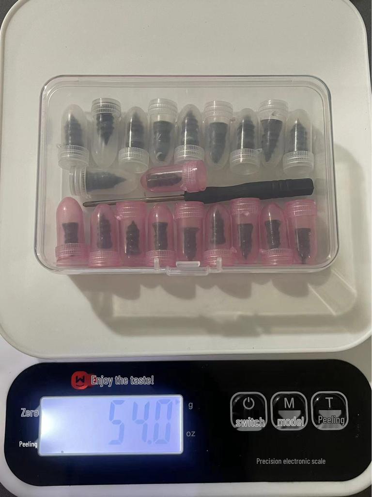 Electric Motorcycles & Cars Mushroom Head Tire Repair Nails - Quick, Non-Damaging Patch Tool