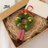 Cute Doll Pendants for Christmas Trees Fluffy Hanging Ornaments, Small Wreath/Tree Plush Pendant, Winter Xmas Soft Texture Tree Decorations Decoration