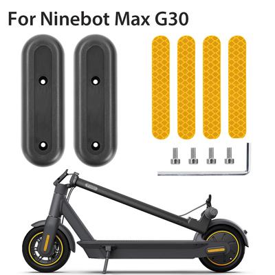 Rear Wheel Cover Eflective Sticker for Ninebot Max G30 Electric Scooter Warning Dustproof Reflective Sticker Screw Tool Parts