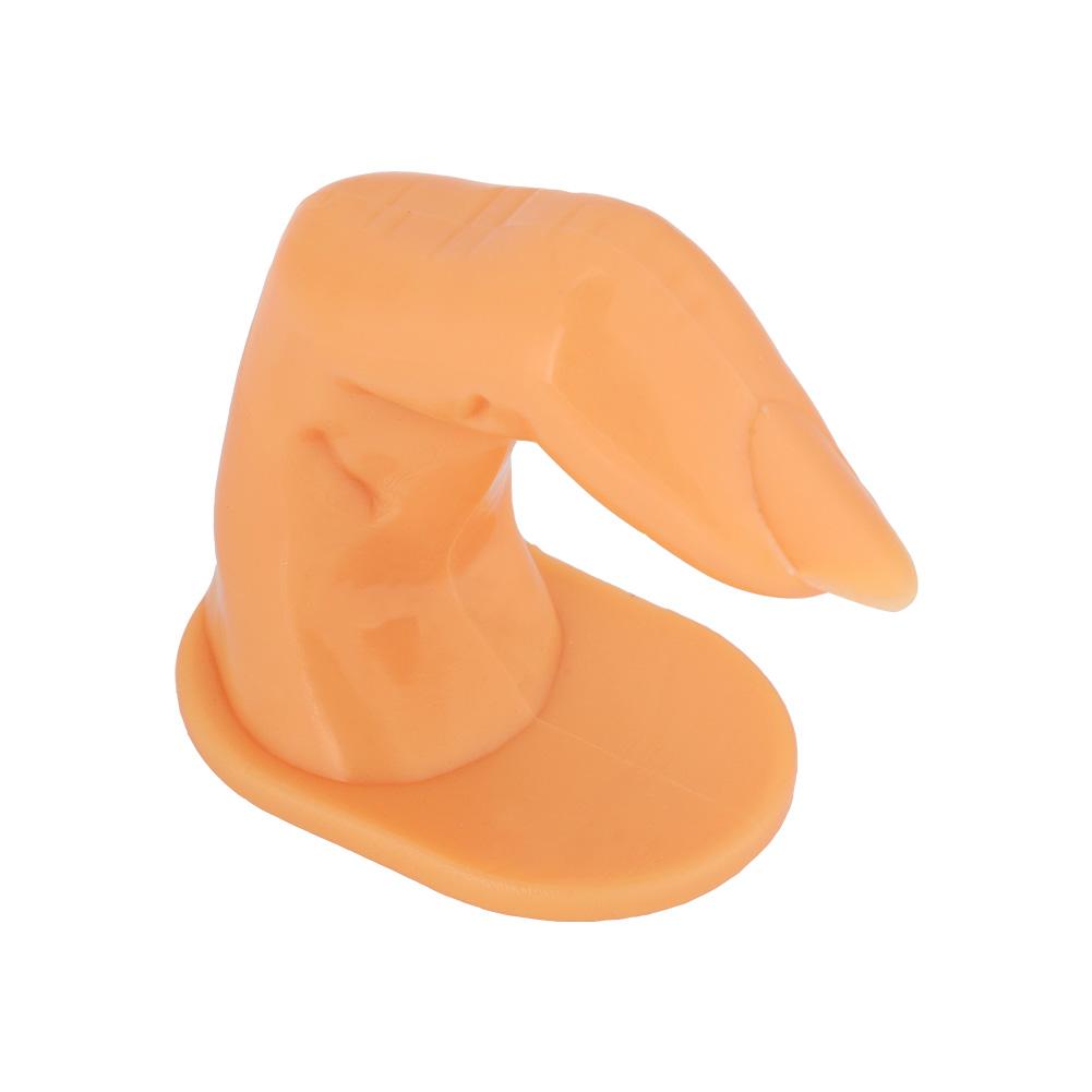 1PC Plastic Fake Fingers Model Practicing Nail Art False Tips Display Tool Acrylic UV Gel Manic