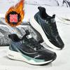 Baskets chaudes d'hiver pour hommes Grande taille Plus 49 50 51 Chaussures de sport décontractées Marche Course à pied Imperméables Peluche/Non-peluche Deux options