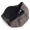 Newsboy Cap Men Winter Thick Warm Vintage Casual Stripe Berets Gatsby Flat Hat Peaked Cap Adjustable