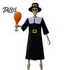 Skull Costume Set, Easy-to-Wear Outdoor Skeleton Outfit, Reinforced Stitching Durable Cosplay Costume, for Home Courtyard Balcony