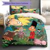 Hey Arnold Pattern Bedding Home Decoration Birthday Gift (1 * duvet cover + 2 * pillowcase, without core)