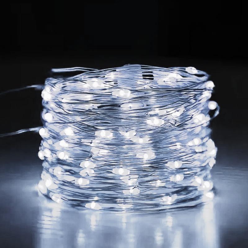 LED Solar Copper Wire Outdoor String Lights for Camping & Decoration