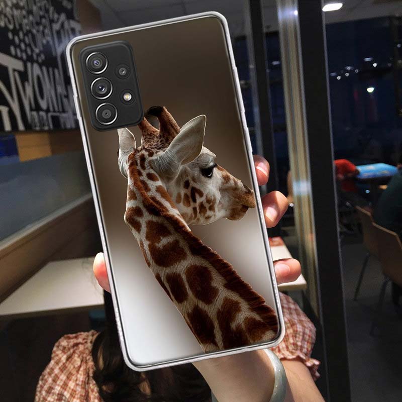 Giraffes Have Long Necks Phone Case for Samsung A54 A57 A37 A17 A14 A15 A12 A24 A34 A55 A35 A25 A52S A07 A05S A04S A22 A32 A72 G