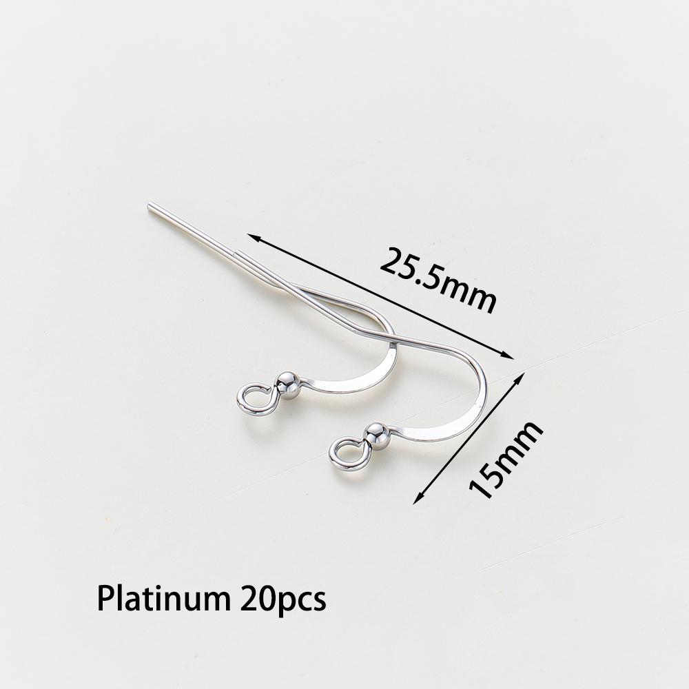 20 Stück/Los 6 Stile 14K 18K Vergoldete Ohrhaken mit Ohrbügel Ohrhaken Ohrringverschlüsse Zubehör für DIY Schmuckherstellung