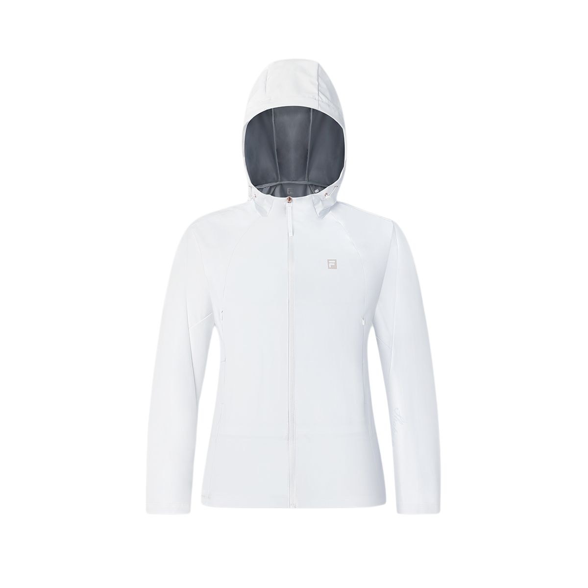 

Fila Фитнес Мода Удобная Простая Универсальная Куртка с капюшоном Женские куртки Белая A11W521708F-WT XXL