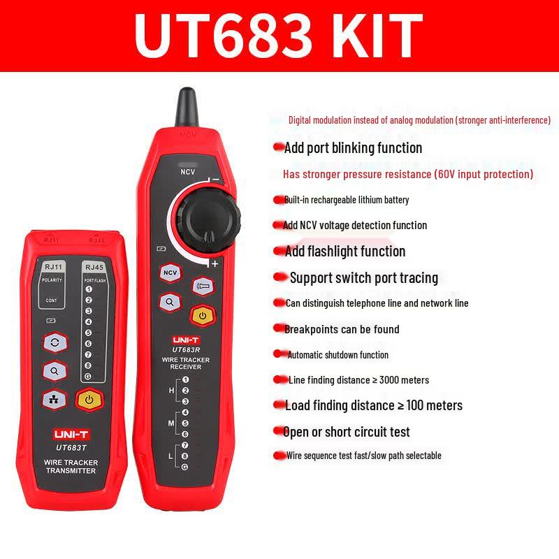 UNI-T Wire Tracker Network Cable Tester (CN version)