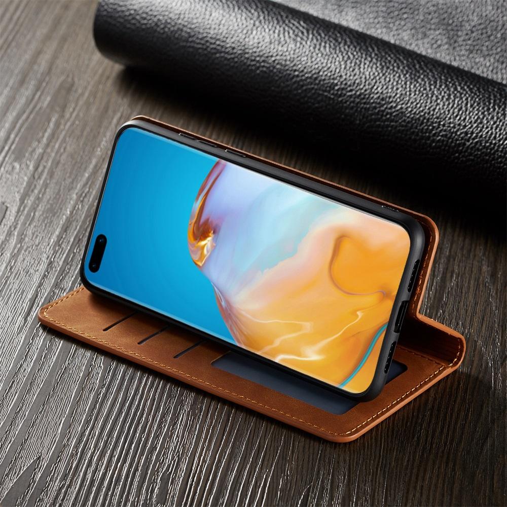 Étui en Cuir Mat Ultra Fin Pour Huawei P40 P30 P20 Mate 30 20 Pro Lite Portefeuille Housse à Rabat P Smart Plus 2019 2020 Fold Fente pour Carte