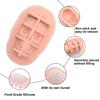Innovative 3D Skull Head Shape Ice Cubes Tray Food Grade Silicone Mould for Unique Drink Presentation Kitchen Tool