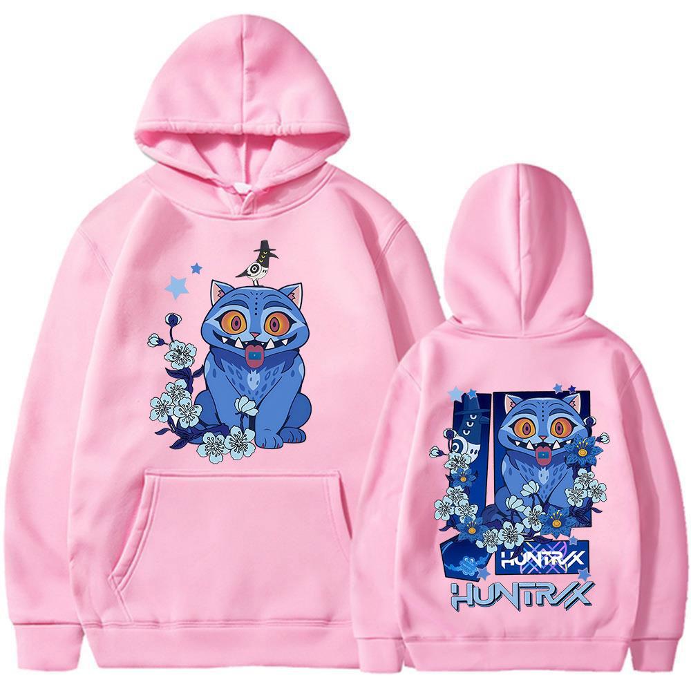 KPop Dämonenjäger Film Tollpatschiger Tiger Film 2025 Hoodies Mode Hip Hop Kapuzenpullover Herren Damen Kleidung Übergroßer Pullover