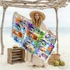 Soccer Fun Customize Your Name Beach Towel Super Soft & Absorbent Portable for SwimmingBeachCamping Travel Beach AccessoriesGym