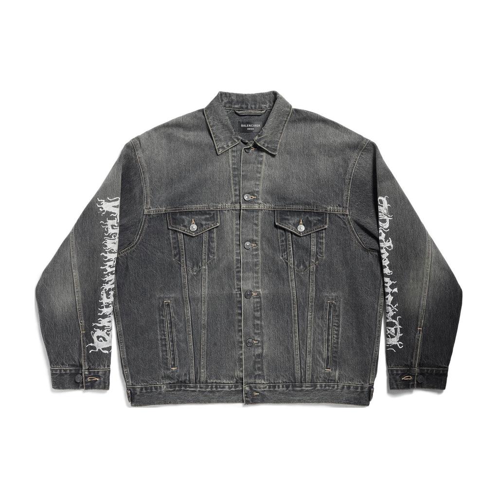 Balenciaga SS24 Jackets & Coats Loose Fit Unisex Washed Gray 773804TBP473721