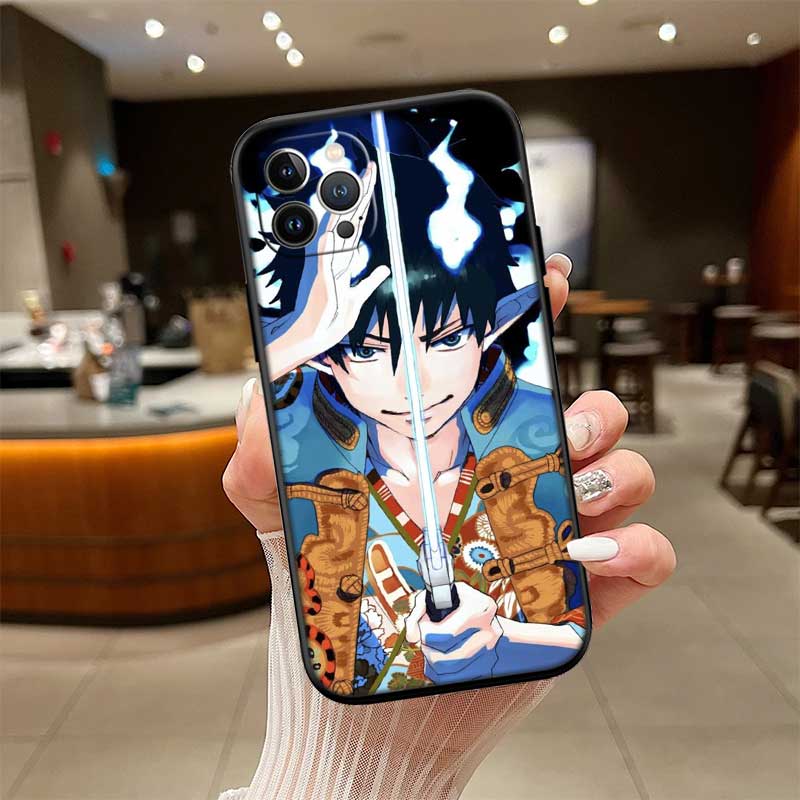 NH11 Blue Exorcist Phone Case for Samsung Galaxy M06 M15 M16 M35 M55 M56 A36 A42 A50 A50S A51 A52 A32 A33 A05 A05S A06 A16 A20