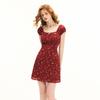 unifree Summer Floral Bow-Knot A-Line Dress