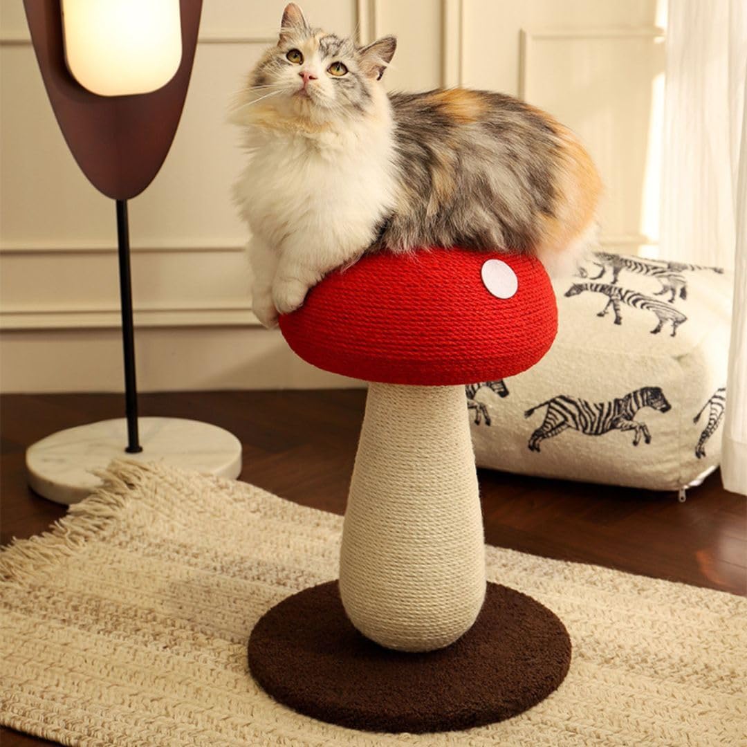 Shiitake Mushroom Cat Scratching Post,Mushroom