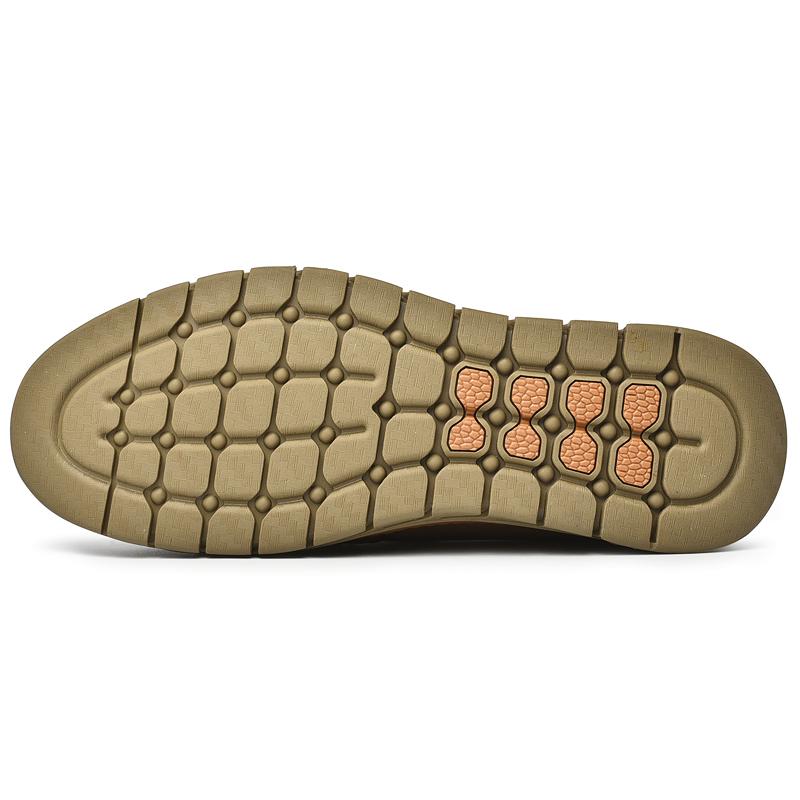 Men's Leather Shoes Handmade Moccasins Loafers Slip on Flats Walking Shoes