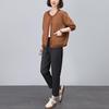 Women's Spring/Autumn Loose Baseball Jacket - Button Cardigan Top for Middle-Aged Moms (2025 Collection)